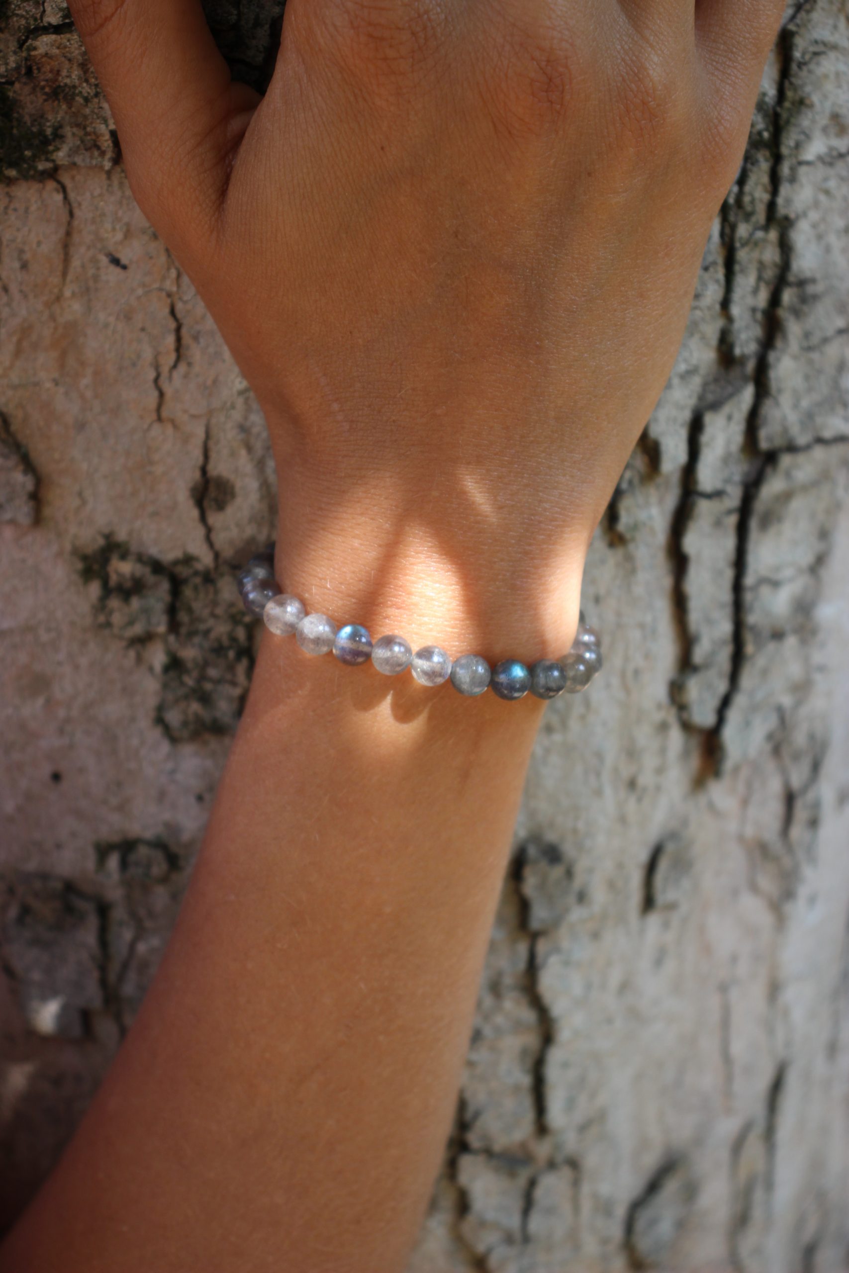 Bracelet Victoire Collection Labradorite Double Tour Chaîne Finition Doré - Acier Inoxydable - Neuf Avec étiquettes