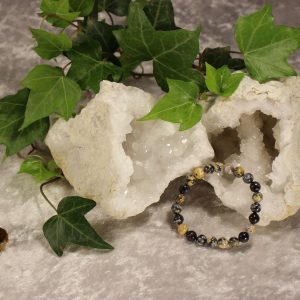 Bracelet Jaspe ocean bleu