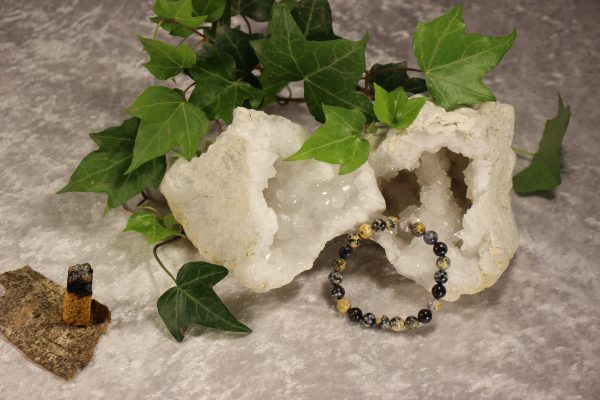 Bracelet Jaspe ocean bleu