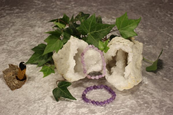 Bracelet Améthyste / chevron – Image 3