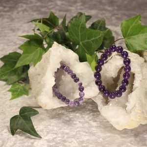 Bracelet Améthyste / chevron