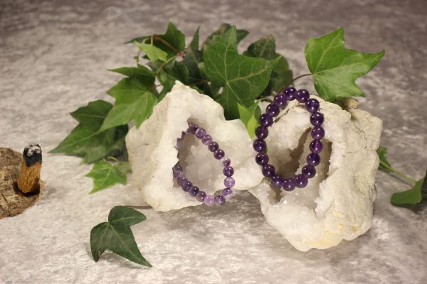 Bracelet Améthyste / chevron